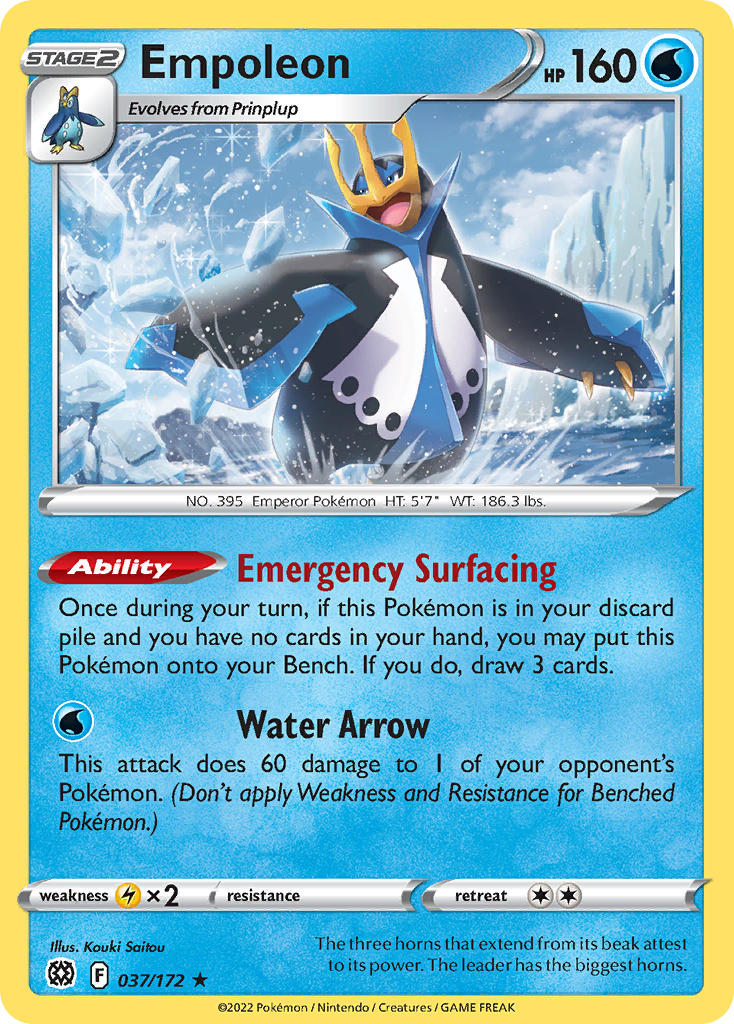Empoleon 037/172 - POKEMON SWORD & SHIELD: BRILLIANT STARS