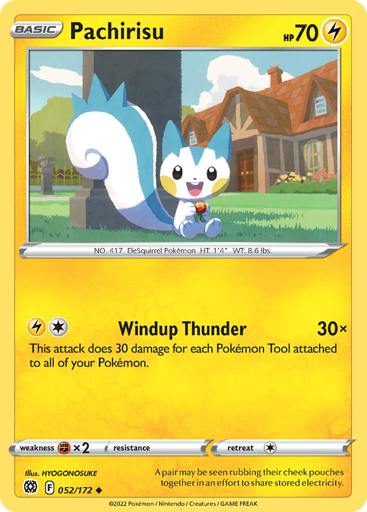 Pachirisu 052/172 - POKEMON SWORD & SHIELD: BRILLIANT STARS