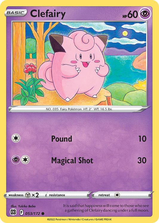 Clefairy 053/172 - POKEMON SWORD & SHIELD: BRILLIANT STARS