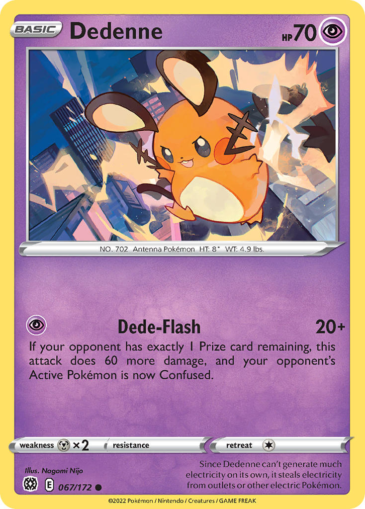 Dedenne 067/172 - POKEMON SWORD & SHIELD: BRILLIANT STARS