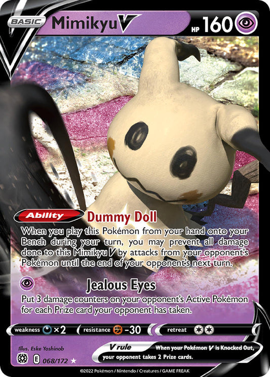 Mimikyu V 068/172 - POKEMON SWORD & SHIELD: BRILLIANT STARS
