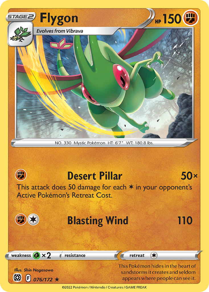 Flygon 076/172 - POKEMON SWORD & SHIELD: BRILLIANT STARS