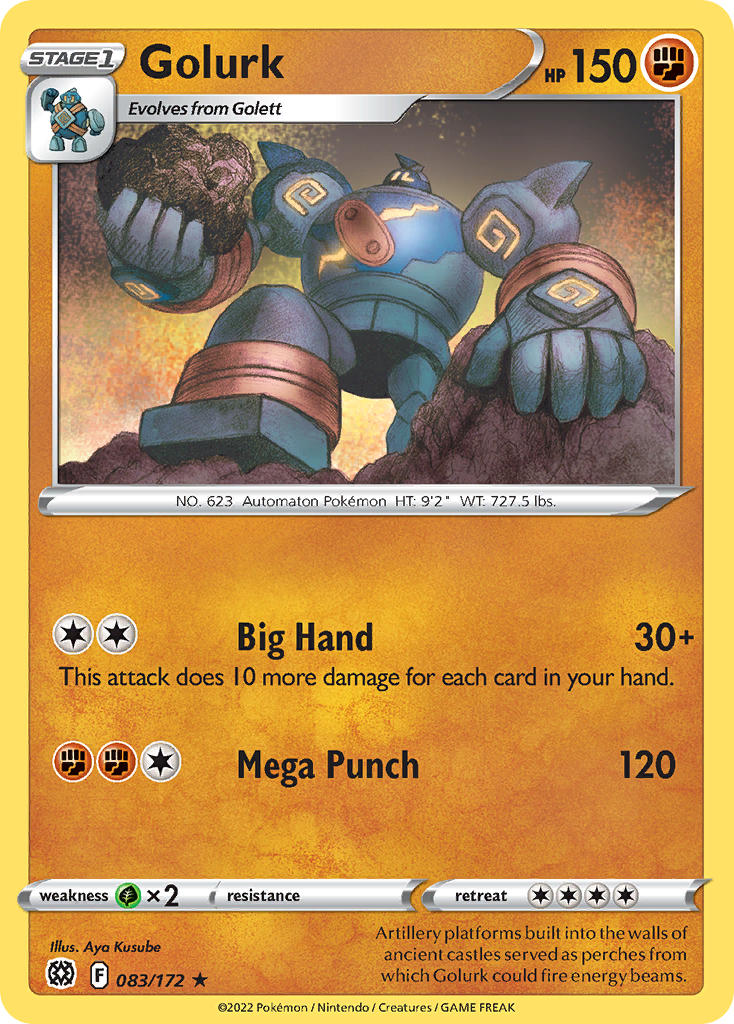 Golurk 083/172 - POKEMON SWORD & SHIELD: BRILLIANT STARS