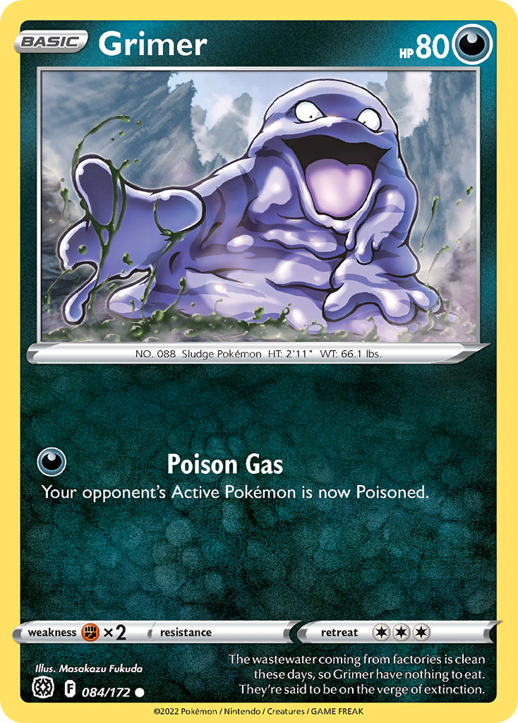 Grimer 084/172 - POKEMON SWORD & SHIELD: BRILLIANT STARS