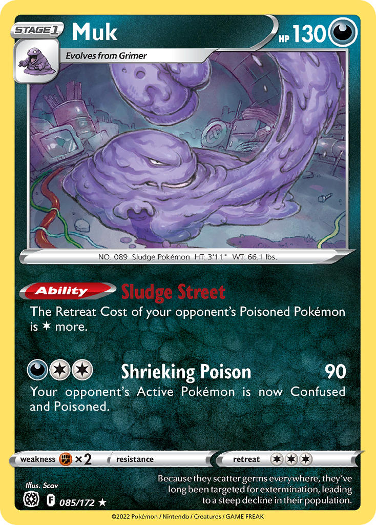 Muk 085/172 - POKEMON SWORD & SHIELD: BRILLIANT STARS