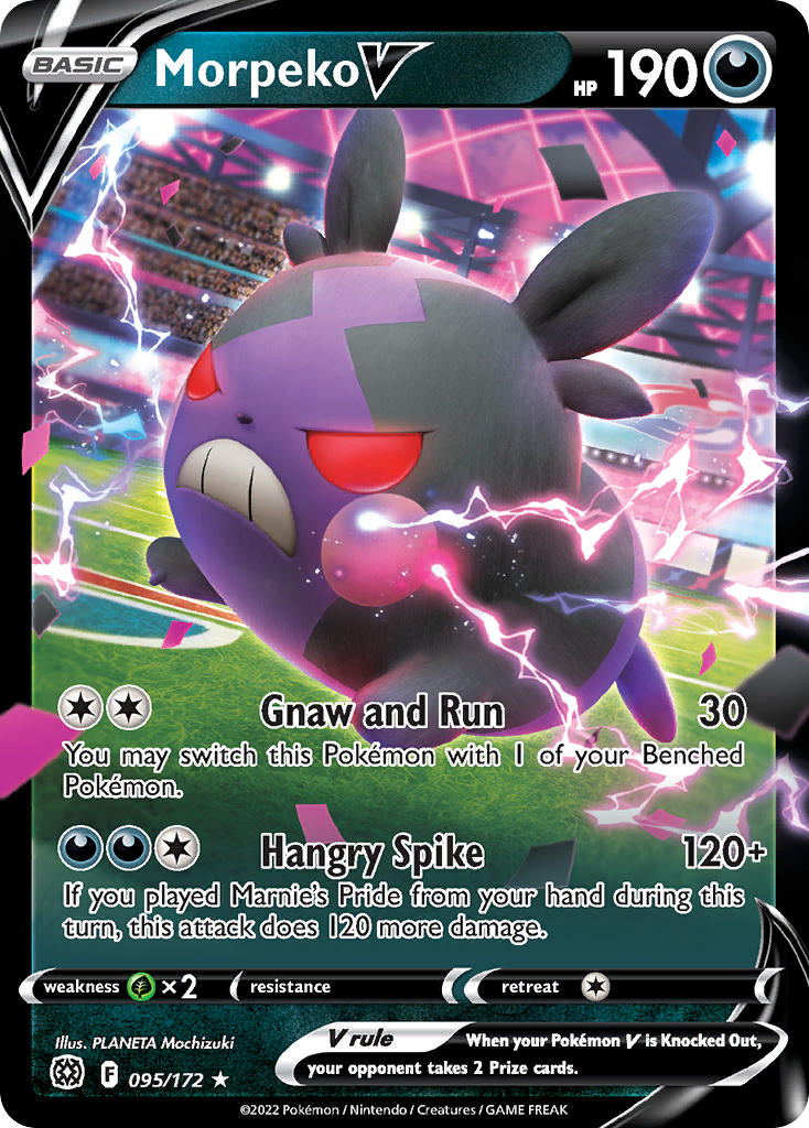 Morpeko V 095/172 - POKEMON SWORD & SHIELD: BRILLIANT STARS