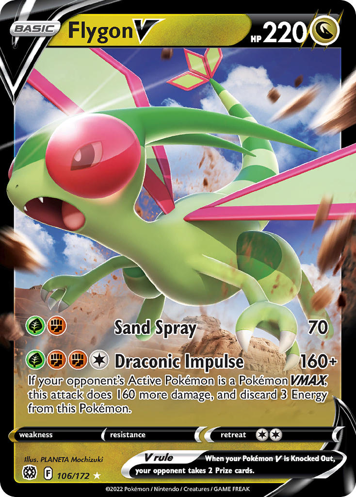 Flygon V 106/172 - POKEMON SWORD & SHIELD: BRILLIANT STARS
