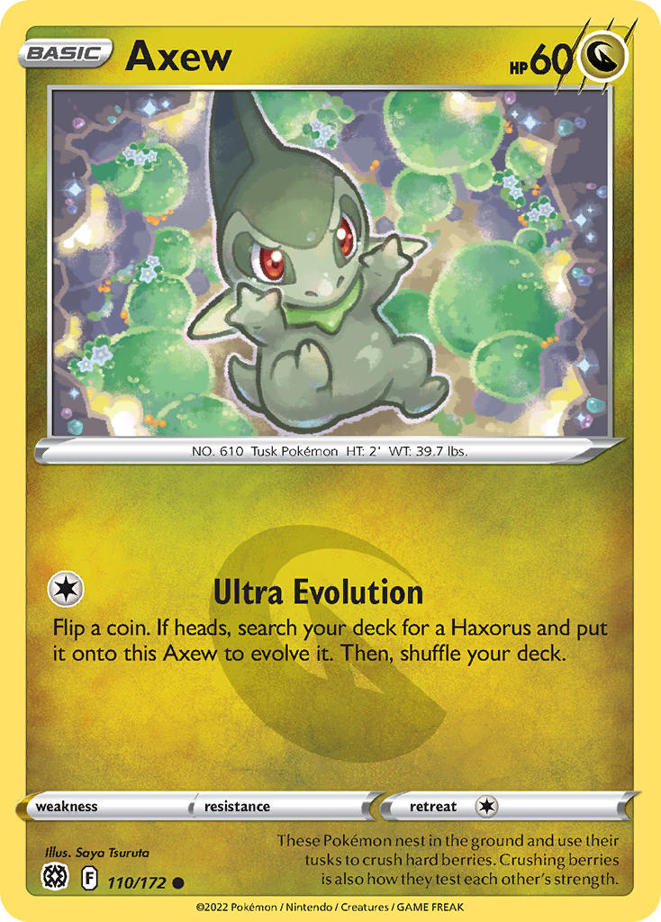 Axew 110/172 - POKEMON SWORD & SHIELD: BRILLIANT STARS