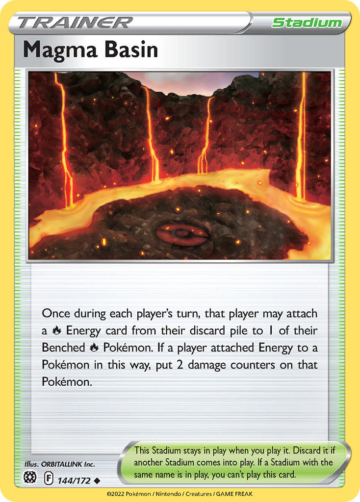 Magma Basin 144/172 - POKEMON SWORD & SHIELD: BRILLIANT STARS