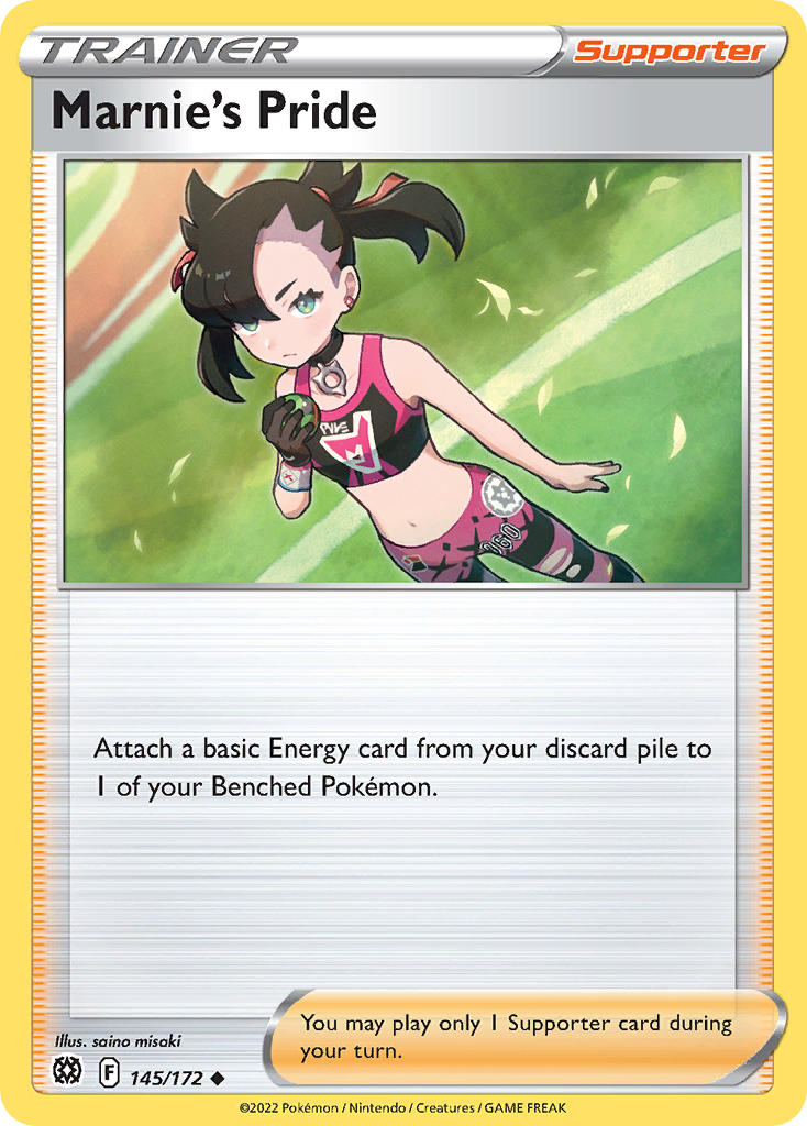 Marnie's Pride 145/172 - POKEMON SWORD & SHIELD: BRILLIANT STARS