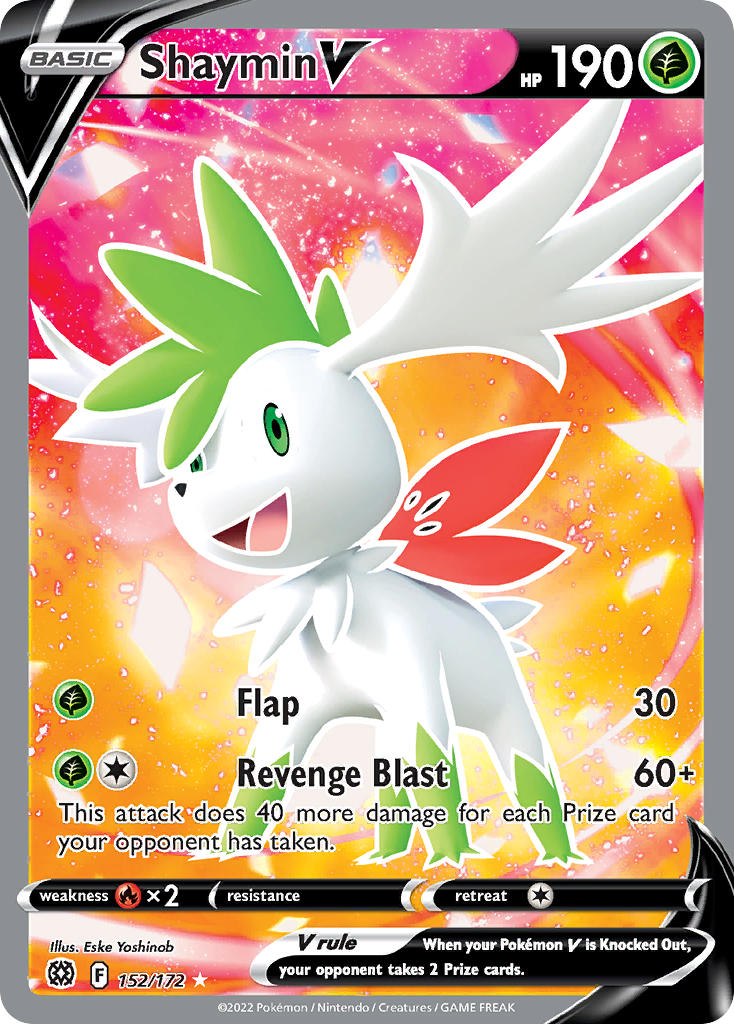 Shaymin V 152/172 - POKEMON SWORD & SHIELD: BRILLIANT STARS