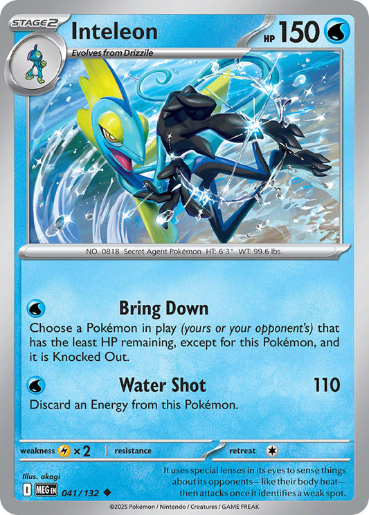 041/132 Inteleon - MEGA EVOLUTION: BASE SET - Pokemon Single Card