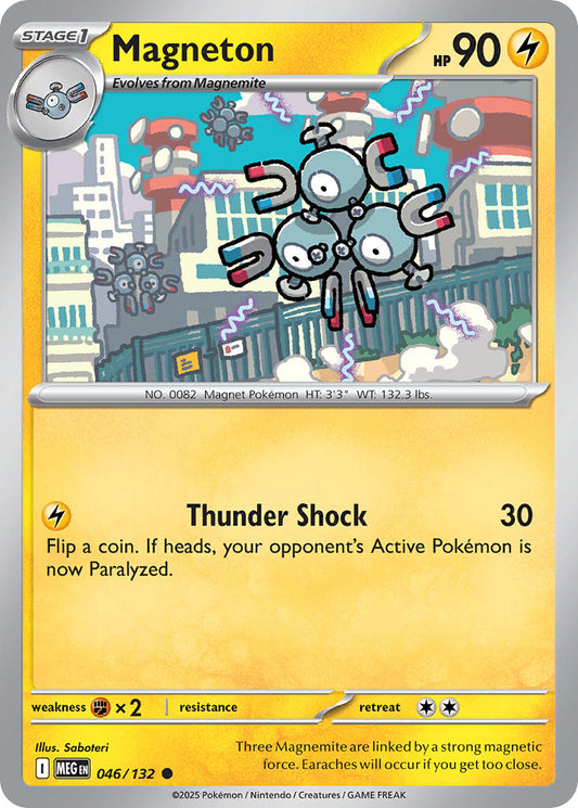 046/132 Magneton - MEGA EVOLUTION: BASE SET - Pokemon Single Card