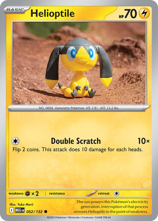 052/132 Helioptile - MEGA EVOLUTION: BASE SET - Pokemon Single Card