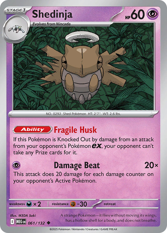 061/132 Shedinja - MEGA EVOLUTION: BASE SET - Pokemon Single Card