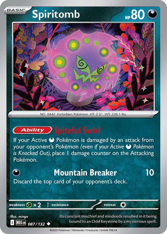 087/132 Spiritomb - MEGA EVOLUTION: BASE SET - Pokemon Single Card