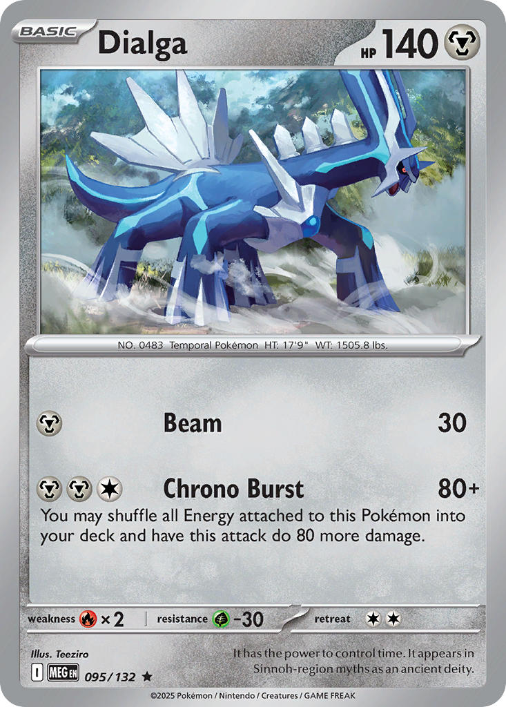 095/132 Dialga - MEGA EVOLUTION: BASE SET - Pokemon Single Card