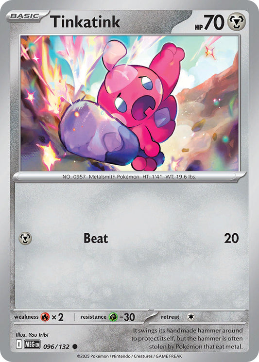 096/132 Tinkatink - MEGA EVOLUTION: BASE SET - Pokemon Single Card