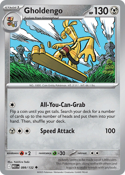 099/132 Gholdengo - MEGA EVOLUTION: BASE SET - Pokemon Single Card