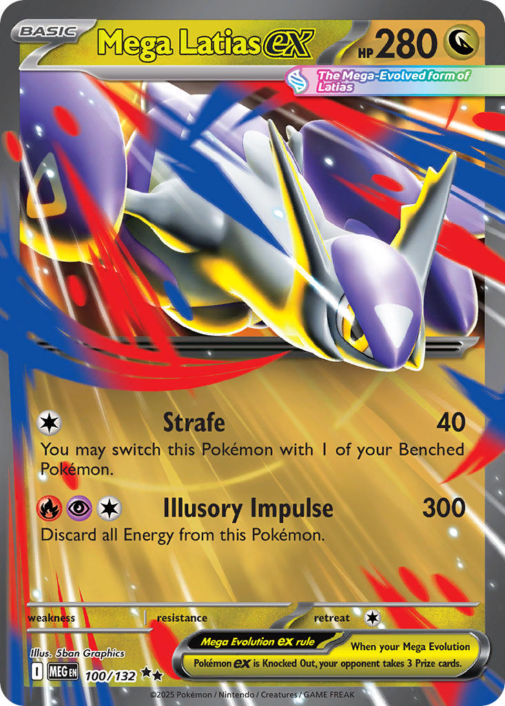 100/132 Mega Latias ex - MEGA EVOLUTION: BASE SET - Pokemon Single Card