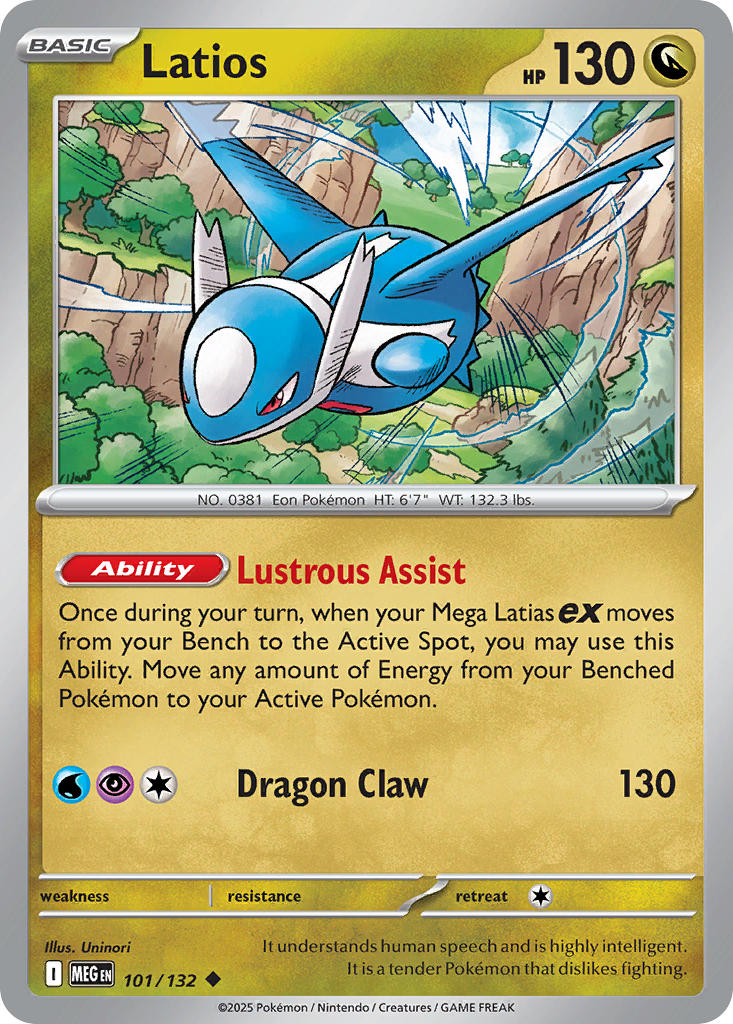 101/132 Latios - MEGA EVOLUTION: BASE SET - Pokemon Single Card