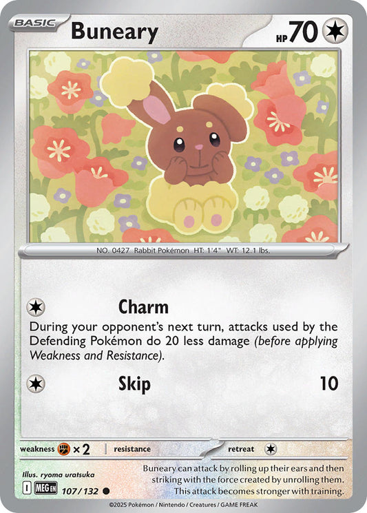 107/132 Buneary - MEGA EVOLUTION: BASE SET - Pokemon Single Card
