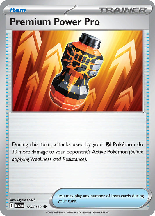 123/132 Premium Power Pro - MEGA EVOLUTION: BASE SET - Pokemon Single Card