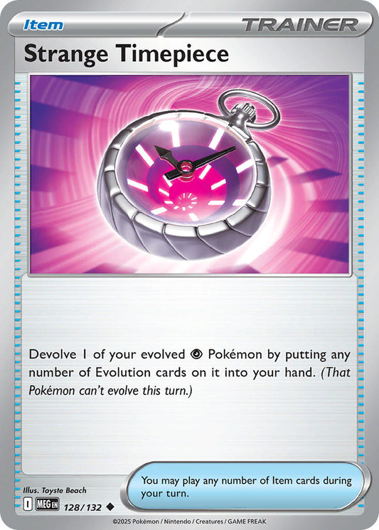 128/132 Strange Timepiece - MEGA EVOLUTION: BASE SET - Pokemon Single Card