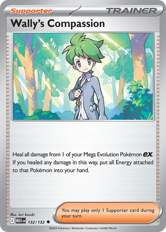 132/132 Wally's Compassion - MEGA EVOLUTION: BASE SET - Pokemon Single Card