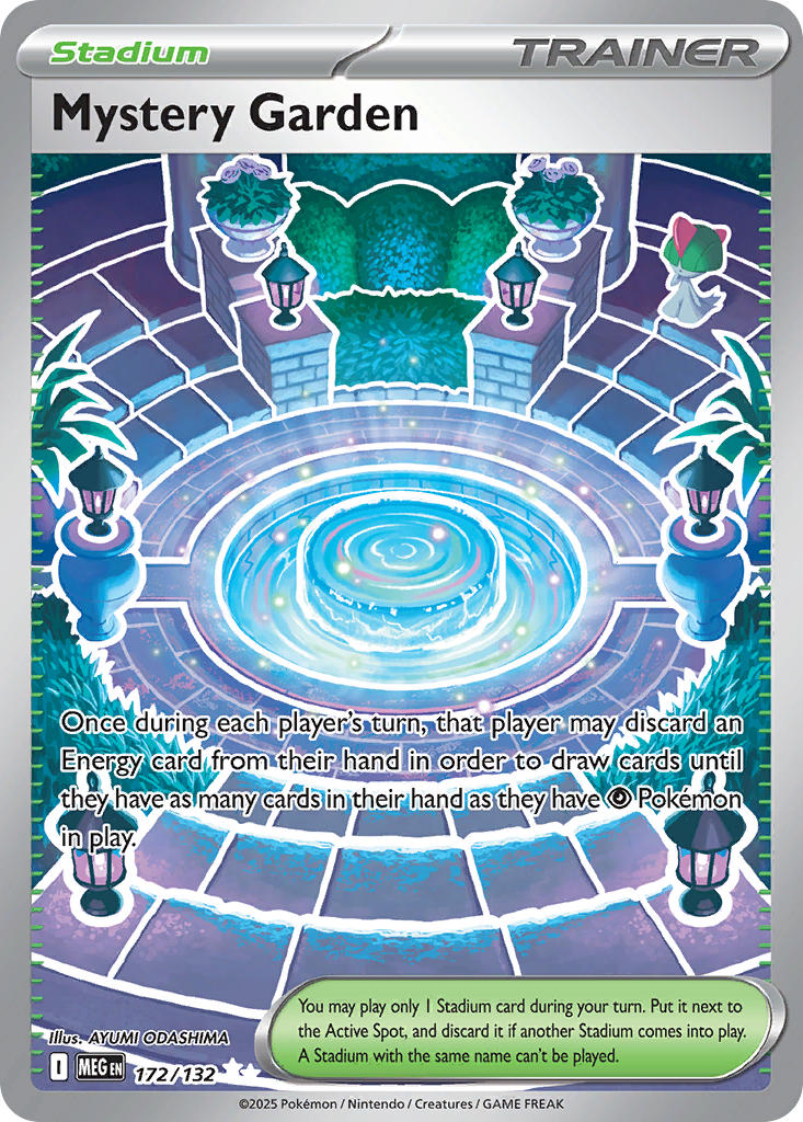 172/132 Mystery Garden - MEGA EVOLUTION: BASE SET - Pokemon Single Card