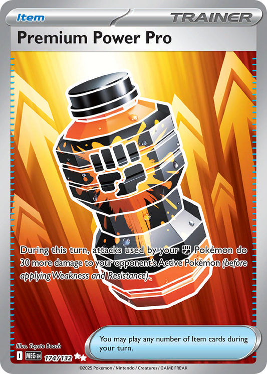 174/132 Premium Power Pro - MEGA EVOLUTION: BASE SET - Pokemon Single Card
