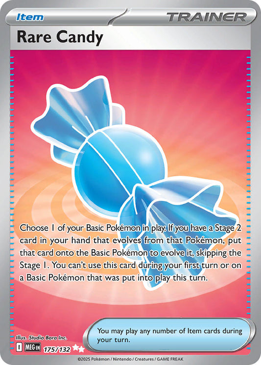 175/132 Rare Candy - MEGA EVOLUTION: BASE SET - Pokemon Single Card