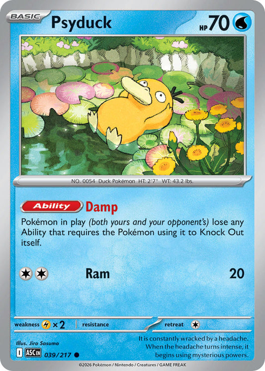 Psyduck 039/217 - POKEMON MEGA EVOLUTION: ASCENDED HEROES