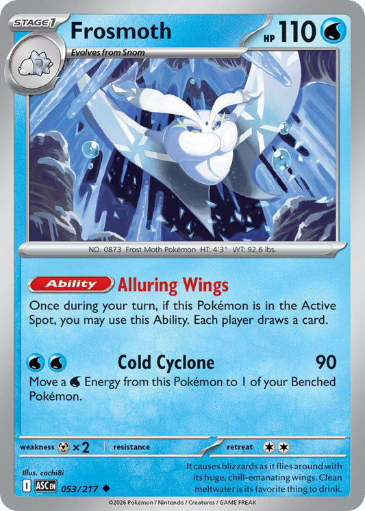 Frosmoth 053/217 - POKEMON MEGA EVOLUTION: ASCENDED HEROES