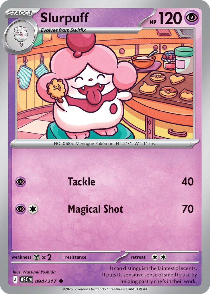Slurpuff 094/217 - POKEMON MEGA EVOLUTION: ASCENDED HEROES