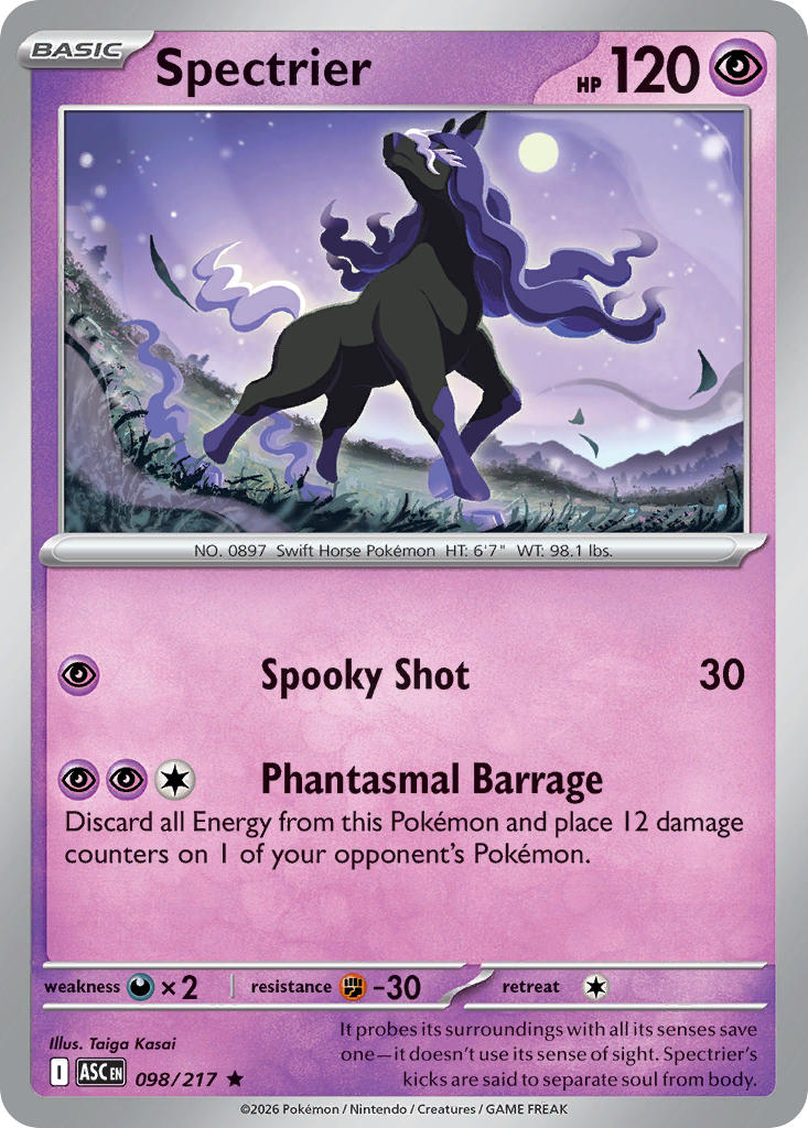 Spectrier 098/217 - POKEMON MEGA EVOLUTION: ASCENDED HEROES