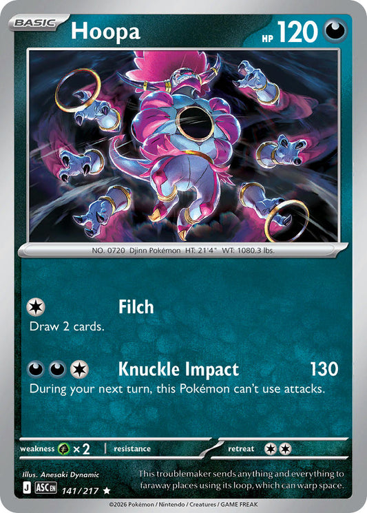 Hoopa 141/217 - POKEMON MEGA EVOLUTION: ASCENDED HEROES