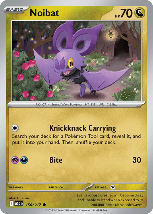 Noibat 156/217 - POKEMON MEGA EVOLUTION: ASCENDED HEROES