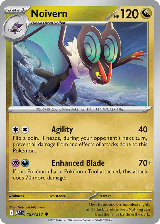 Noivern 157/217 - POKEMON MEGA EVOLUTION: ASCENDED HEROES