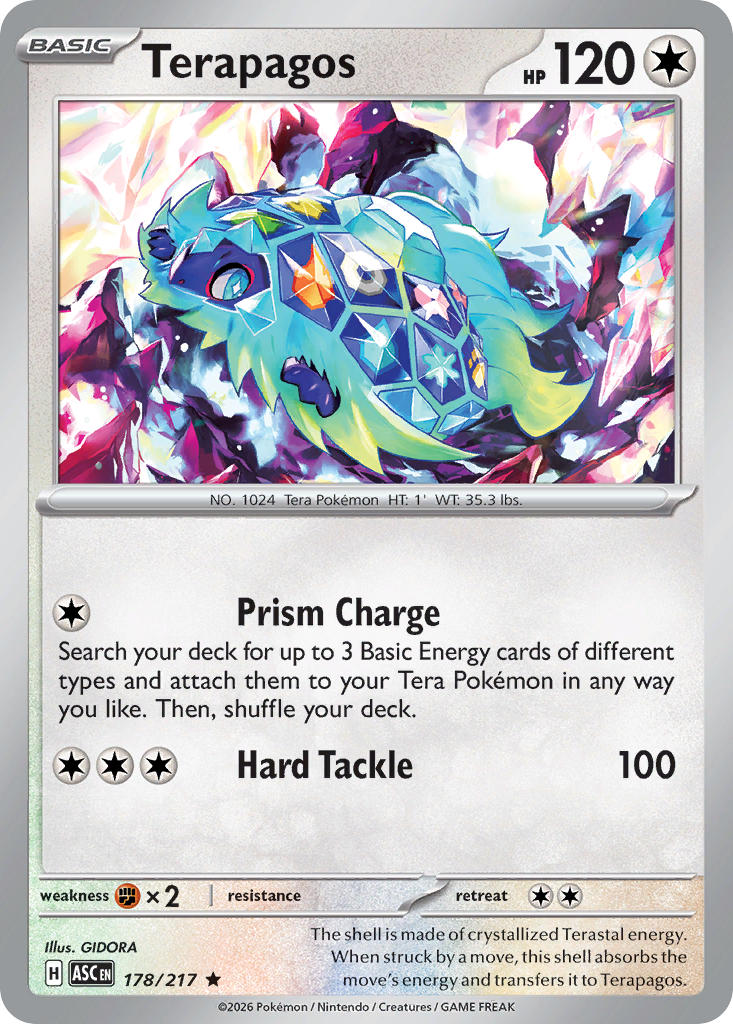 Terapagos 178/217 - POKEMON MEGA EVOLUTION: ASCENDED HEROES