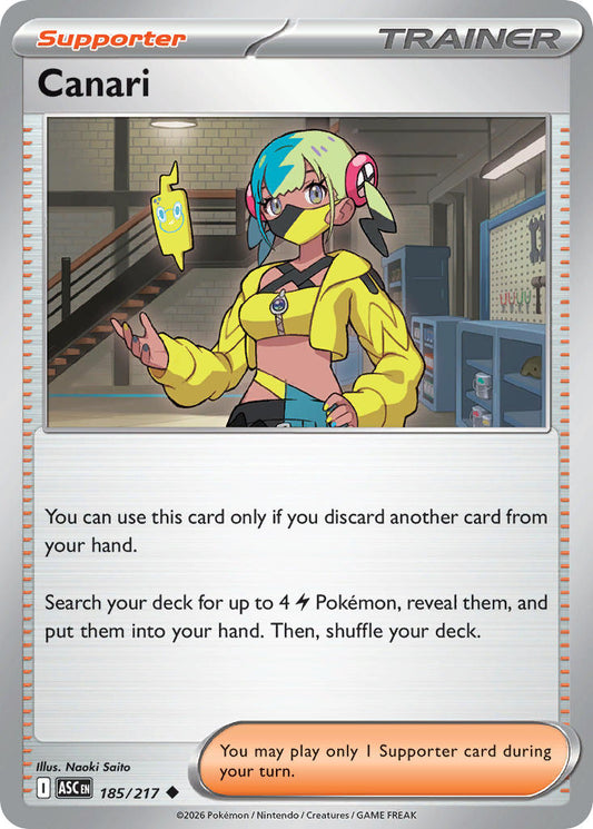 Canari 185/217 - POKEMON MEGA EVOLUTION: ASCENDED HEROES