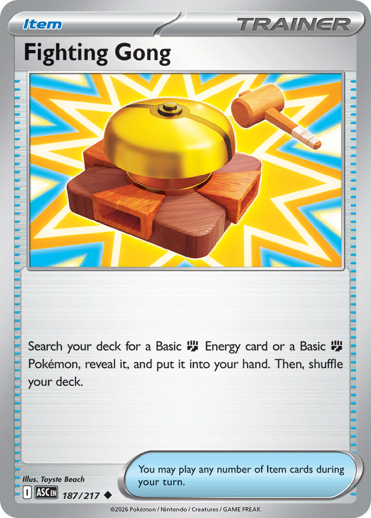 Fighting Gong 187/217 - POKEMON MEGA EVOLUTION: ASCENDED HEROES