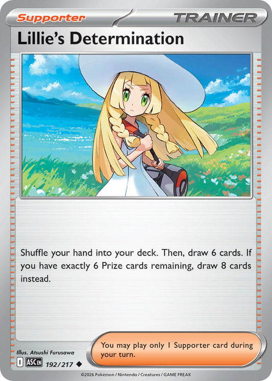 Lillie's Determination 192/217 - POKEMON MEGA EVOLUTION: ASCENDED HEROES