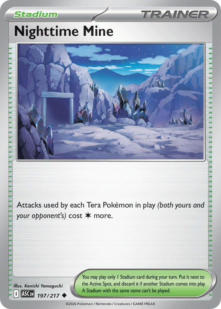 Nighttime Mine 197/217 - POKEMON MEGA EVOLUTION: ASCENDED HEROES