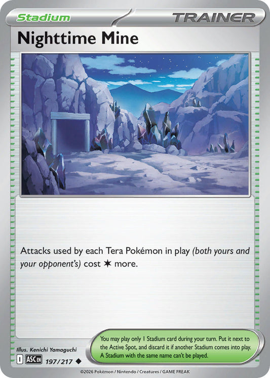Nighttime Mine 197/217 - POKEMON MEGA EVOLUTION: ASCENDED HEROES