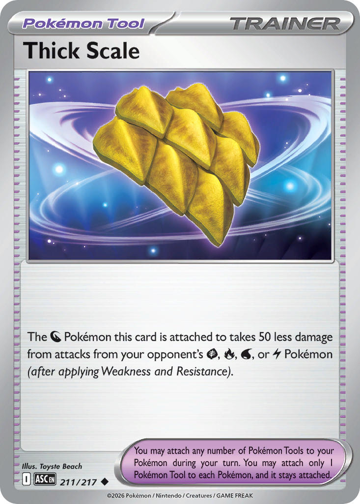 Thick Scale 211/217 - POKEMON MEGA EVOLUTION: ASCENDED HEROES