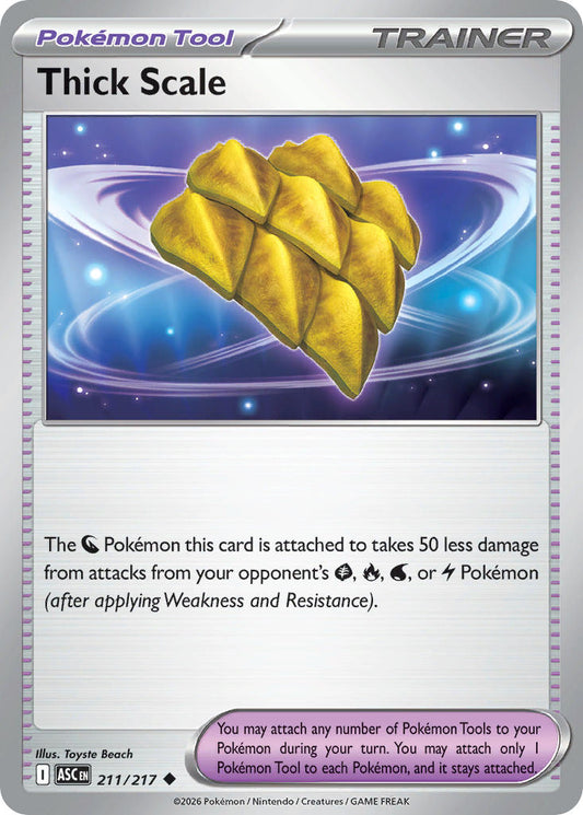 Thick Scale 211/217 - POKEMON MEGA EVOLUTION: ASCENDED HEROES