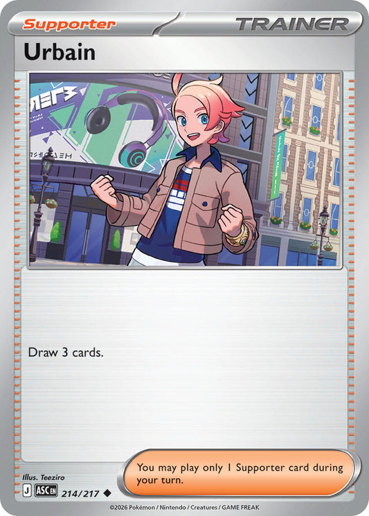 Urbain 214/217 - POKEMON MEGA EVOLUTION: ASCENDED HEROES
