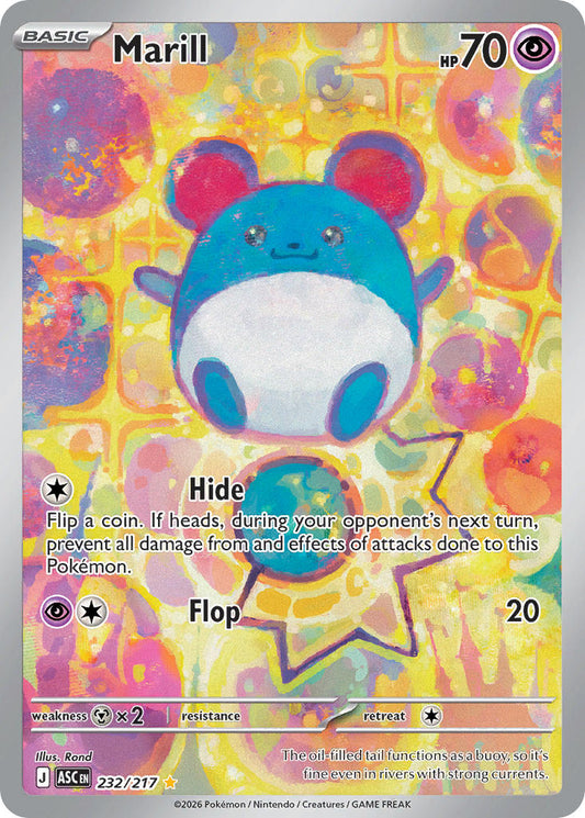 Marill 232/217 - POKEMON MEGA EVOLUTION: ASCENDED HEROES