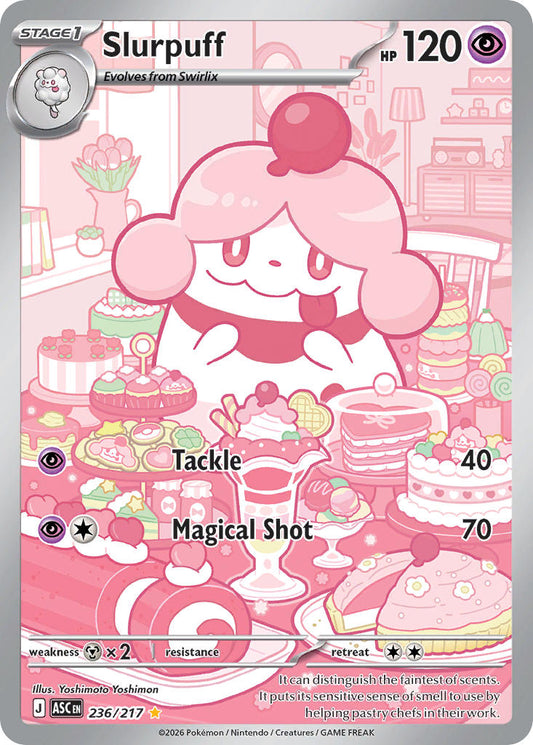 Slurpuff 236/217 - POKEMON MEGA EVOLUTION: ASCENDED HEROES
